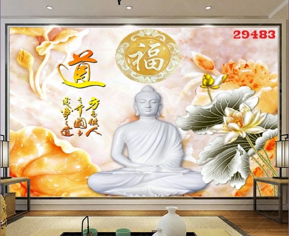 Gạch tranh 3D Phật Giáo