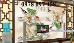 Bộ tranh gạch 3D - chim công