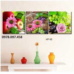 Bức tranh trang trí phòng bếp - tranh gạch men cao cấp