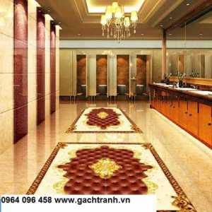 Thảm gạch khổ lớn phòng khách