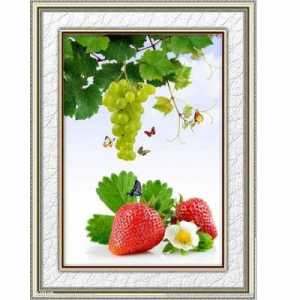 Gạch tranh trang trí không gian bếp