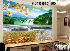 Gạch tranh phong cảnh quê hương