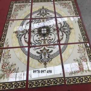 Bộ tranh thảm hoa văn sắc nét lát sàn