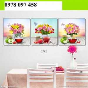 Bộ tranh phòng ăn sang trọng và phù hợp