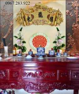 Gạch tranh 3D phòng thờ