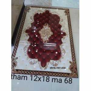 Chiếu nghỉ cầu thang đẹp - tranh gạch